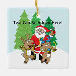 Personalizar enfeites de natal "Papais noeis"