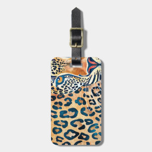 Personalizar Etiqueta de Bagagem Leopardo e Selva