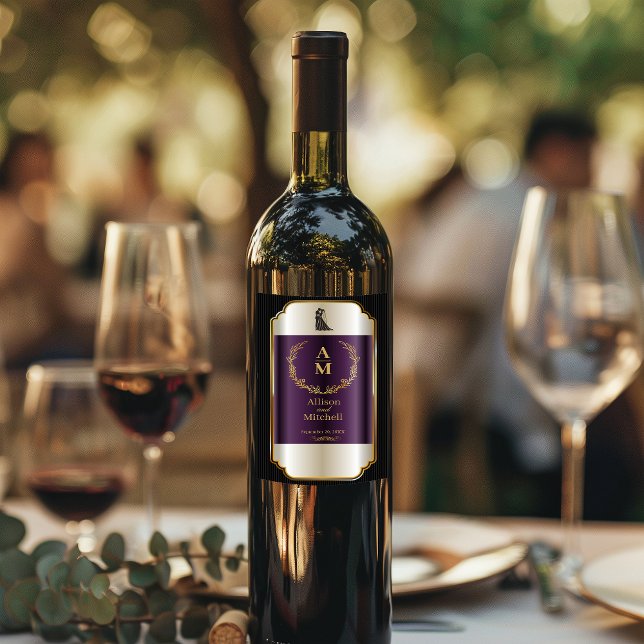 Personalizar Etiqueta de Vinho de Recepção de Casa (Criador carregado)