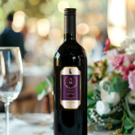 Personalizar Etiqueta de Vinho de Recepção de Casa