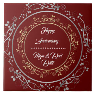 Personalizar Feliz Aniversário de 25 Anos Floral P