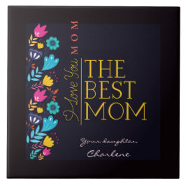 Personalizar flores silvestres e saudação de Dia d