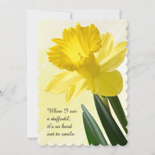Personalizar Fotografia Floral Pic Amarelo Daffodi