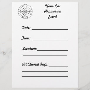 Personalizar Gatos Caleidoscópicos Folhetos de Pro