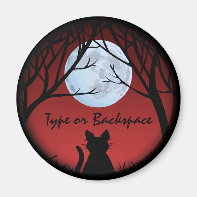 Personalizar Imã de geladeira Gato Gordo do do Mag (Frente)