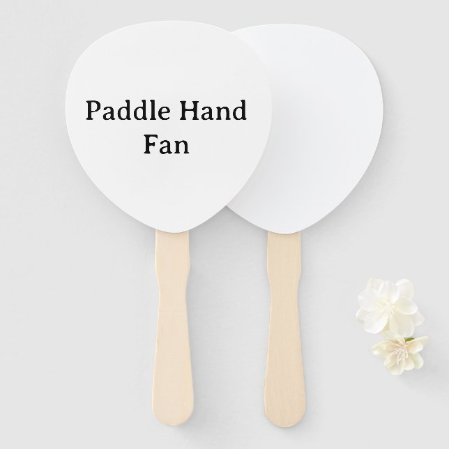 personalizar Leque de Mão Paddle (Frente e Verso)