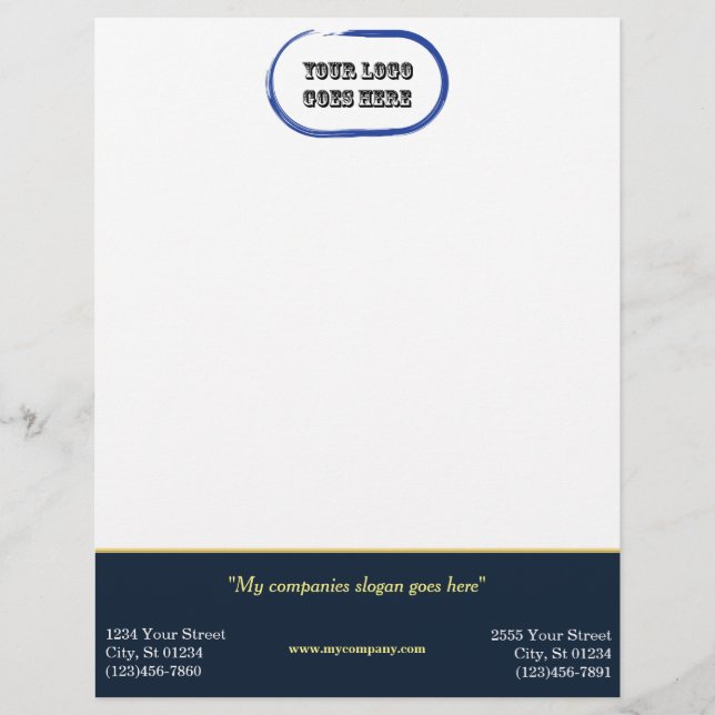 Personalizar Letterhead Corporativo - Bar/Hori Dou (Frente)
