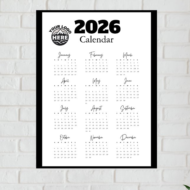 Personalizar logotipo corporativo para 2026 Caland (Criador carregado)