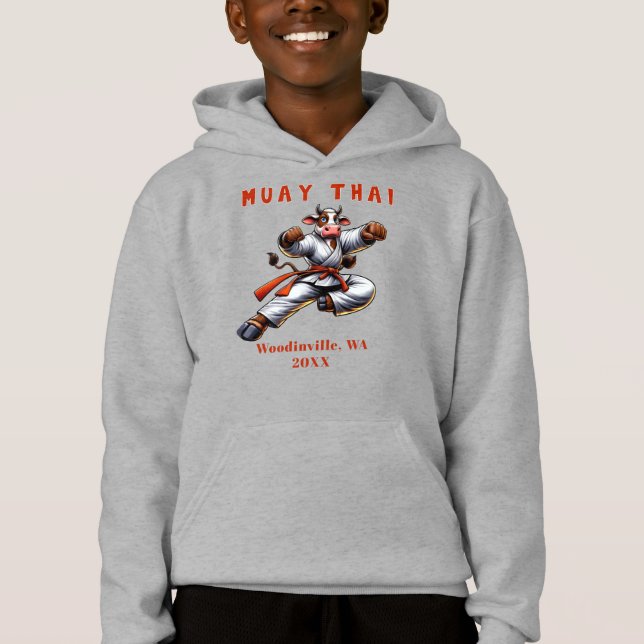 Personalizar Muay Tailandês Artes Marciais Nome Da (Frente)