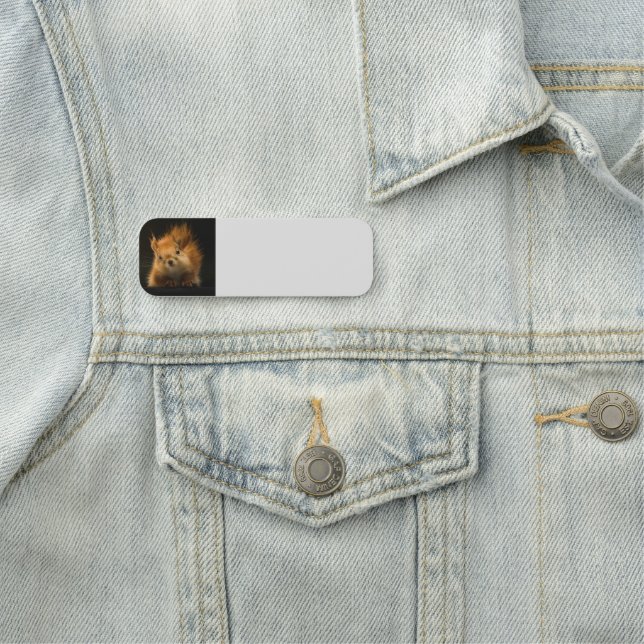 Personalizar Nome de etiqueta de Animal do Esquilo (In Situ)