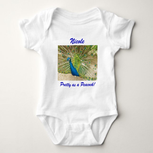 Personalizar o Bonito como uma camisa Pavão (Frente)