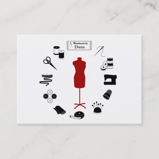 Personalizar o Cartão de visita de etiqueta (Frente)