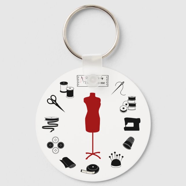 Personalizar o Chaveiro de etiqueta (Frente)