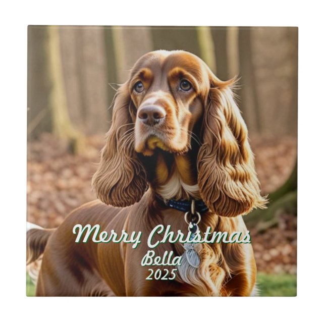 Personalizar o Cocker Spaniel de Foto (Frente)