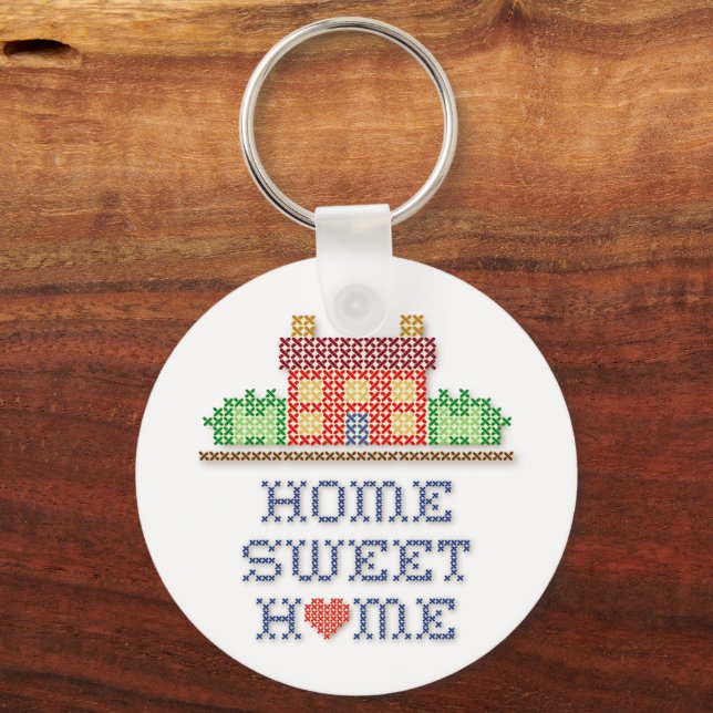 Personalizar o Home Sweet Home Chaveiro (Frente)