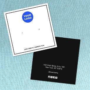 Personalizar o logotipo Adição Preta e Branco Exib