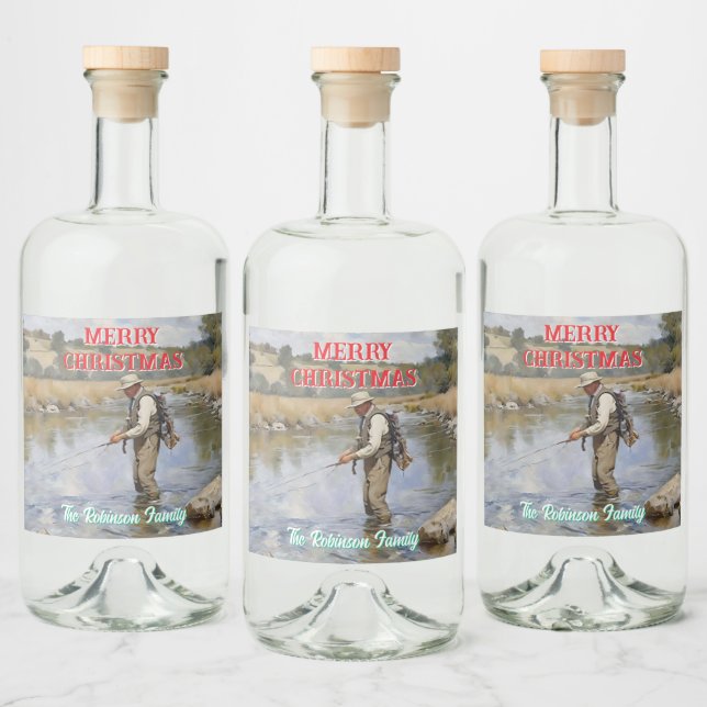 Personalizar o Natal da Pesca de Mosca (Garrafas)