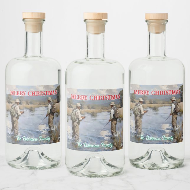 Personalizar o Natal da Pesca de Mosca (Garrafas)
