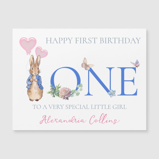 Personalizar o nome da criança - primeiro aniversa (Frente)