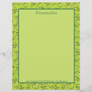 Personalizar o Orquídea de Maçãs Verdes Vintage