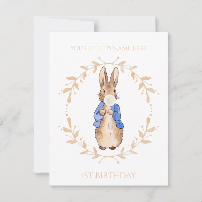 Personalizar o primeiro aniversario de Goma do Pet (Frente)