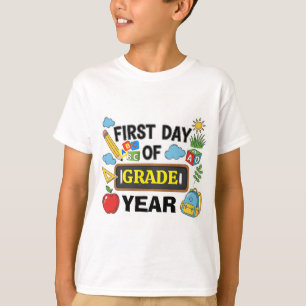 Personalizar o primeiro dia da camisa da escola -