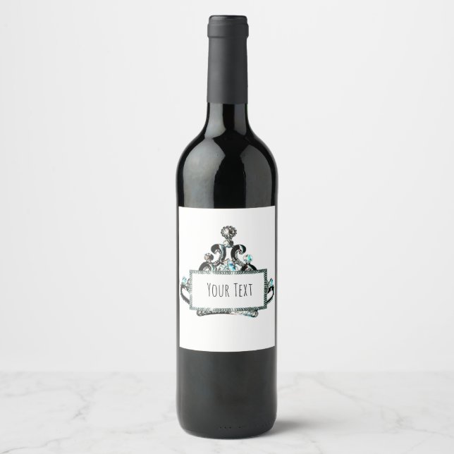 Personalizar o rótulo do vinho de Tiara (Frente)