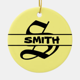 Personalizar ornamento da Carta de Nome