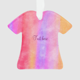 Personalizar Ornamento de Camiseta de Tie Die
