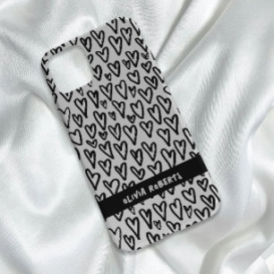 Personalizar padrão do na moda Black e White Heart