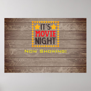 Personalizar Poster da Noite de Filme