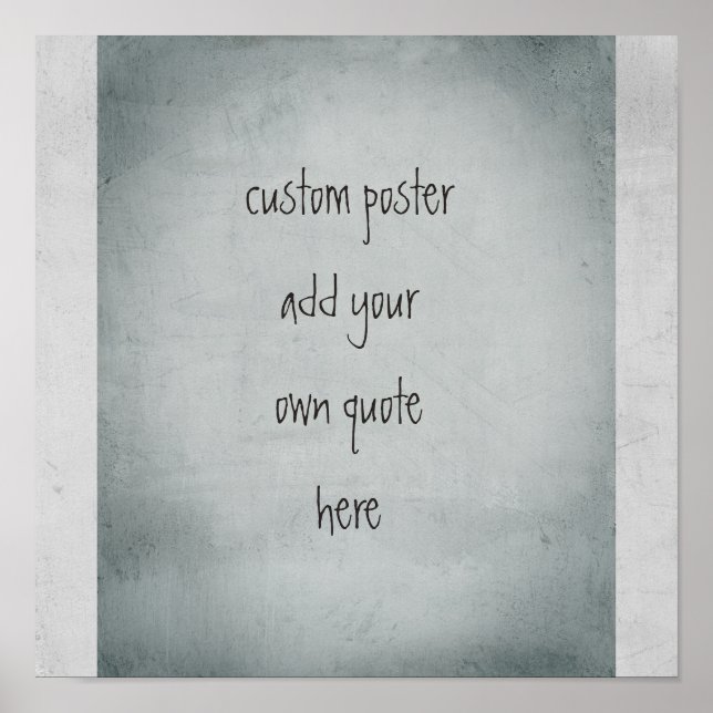 personalizar poster personalizado com sua própria  (Frente)