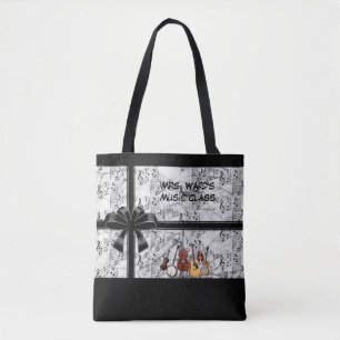 PERSONALIZAR SACO DE TOTE DE MÚSICA