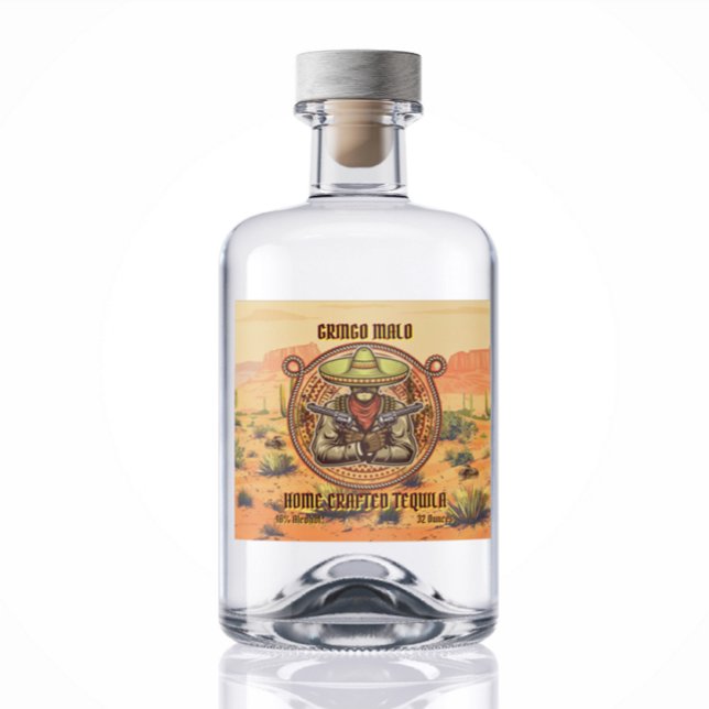 Personalizar Tequila Caseiro Homem Bad Hombre Duas (Criador carregado)