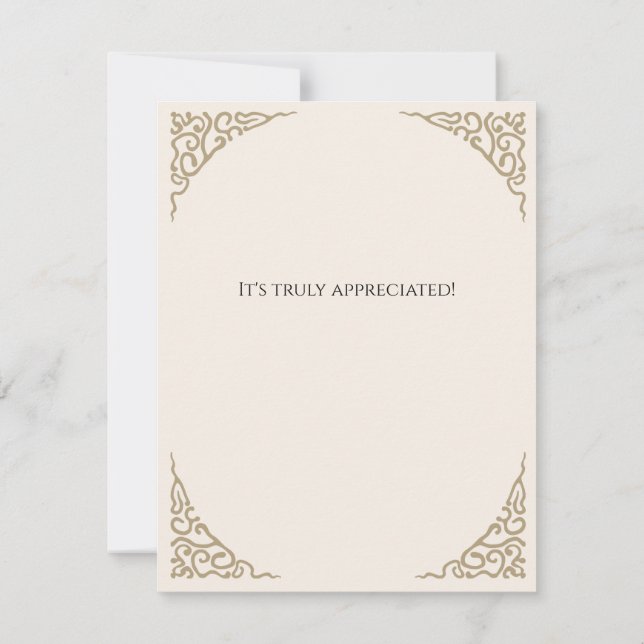 Personalizar todas as cores do Cartões de agradeci (Verso)