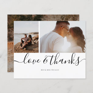 Personalizar três fotos com amor e obrigado