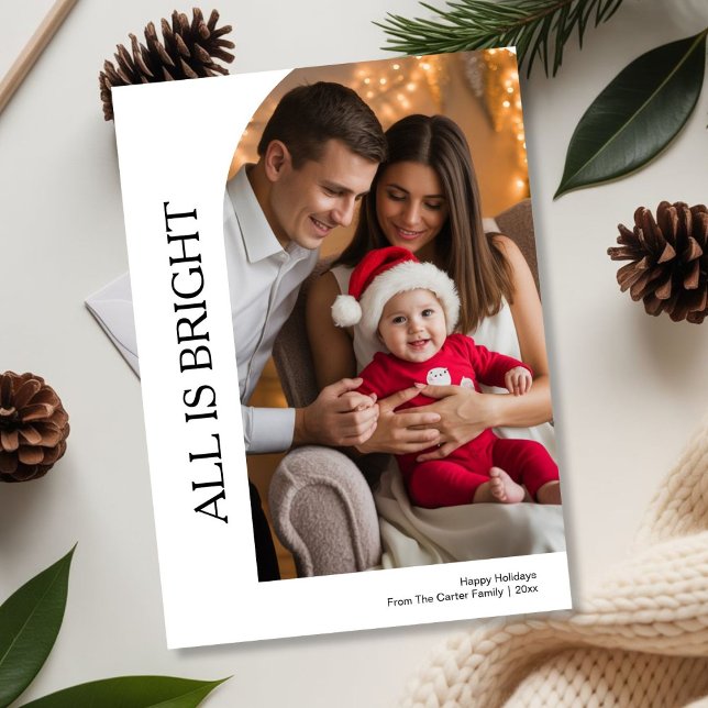 Personalizar tudo é Cartões de natal brilhante par (Criador carregado)