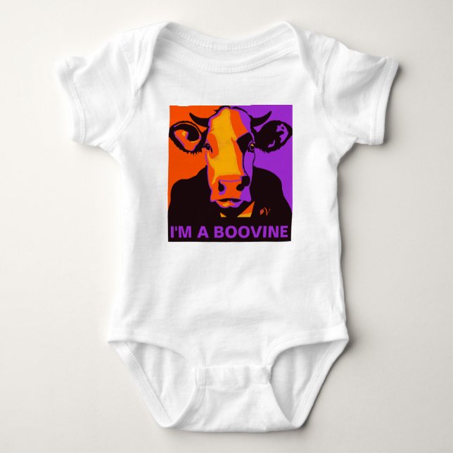 Personalizável! Camiseta de Vaca de Pop Boovine (Frente)