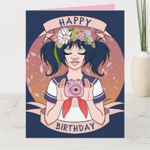 *Personalizável* Cartão de Aniversário de Menin
