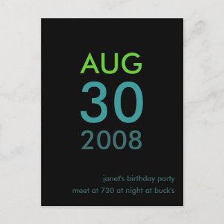 Personalizável - Convite de aniversário - Convite