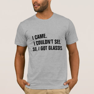 Personalizável Eu Vi Humor De Vidros De Camisa