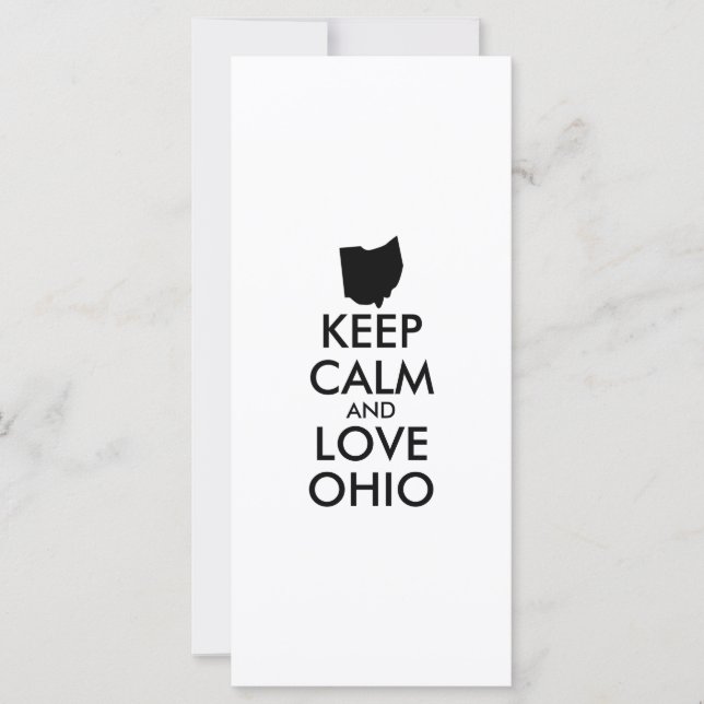PERSONALIZÁVEL MANTENHA A CALMA E AME OHIO (Frente)