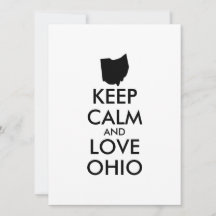 Personalizável MANTENHA A CALMA e AME OHIO