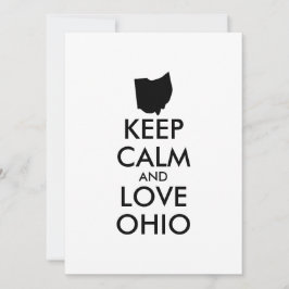 Personalizável MANTENHA A CALMA e AME OHIO
