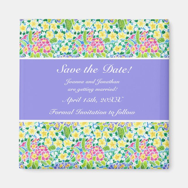 Personalizável Salvar as Primidades de Imã de gela (Frente)