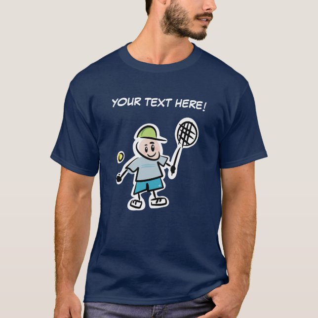 Personalize a camiseta de Tênis masculino (Frente)