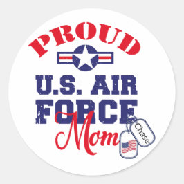 Personalize a etiqueta de cão da Força Aérea ameri