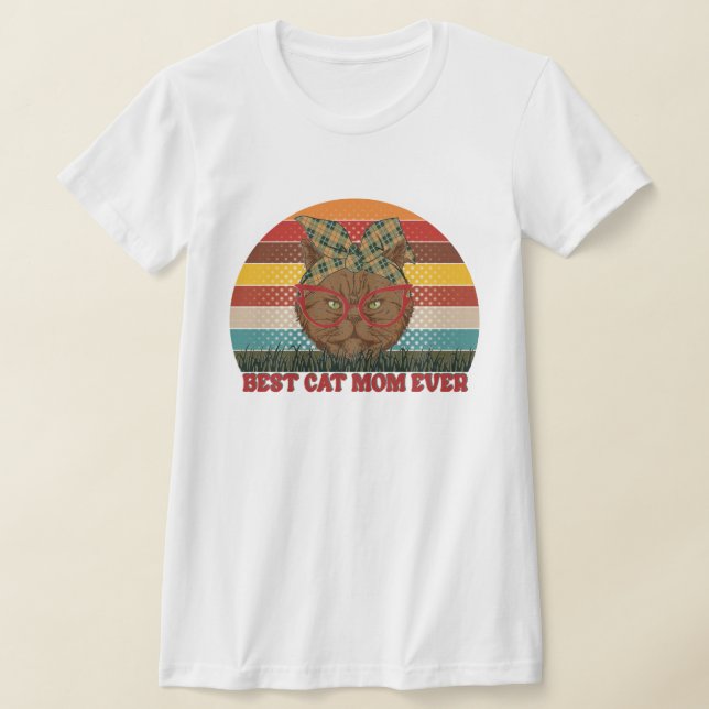 Personalize a melhor camiseta de gato que a mãe já (Postura )
