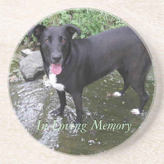 personalize a porta copos personalizada do arenito (Frente)