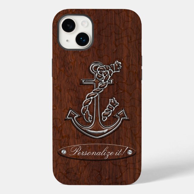 Personalize! Anchor Náutico Molhado de Mahogany (Verso)